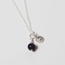 Load image into Gallery viewer, Birthstone &amp; Initial Necklace
