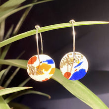 Load image into Gallery viewer, Terrezzo | Big disc hoops | Sterling silver

