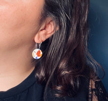 Load image into Gallery viewer, Terrezzo | Big disc hoops | Sterling silver
