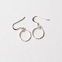 Load image into Gallery viewer, Cirque Dangly Diamond Cut Earrings
